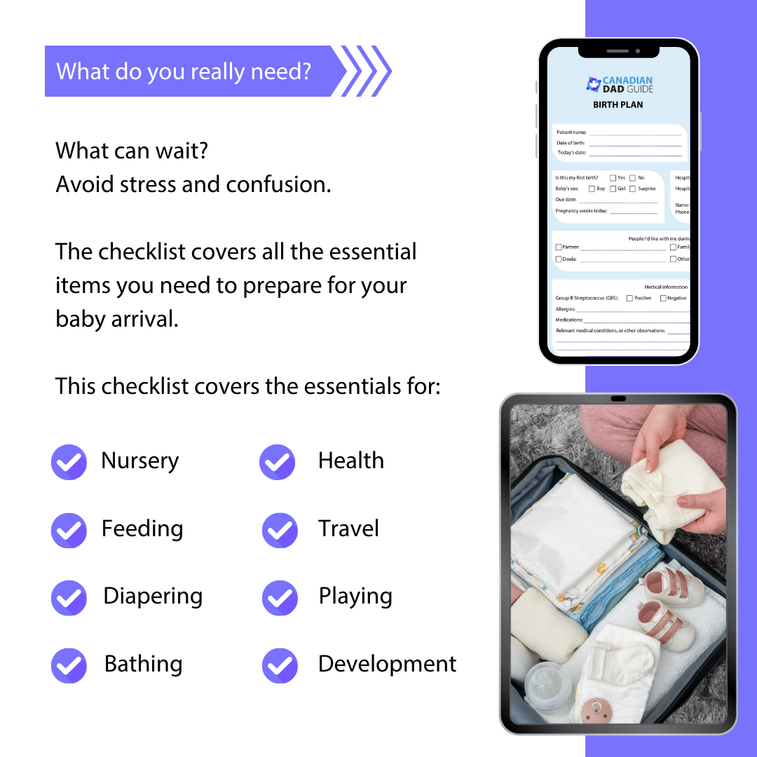 Free Newborn Baby Essentials Checklist