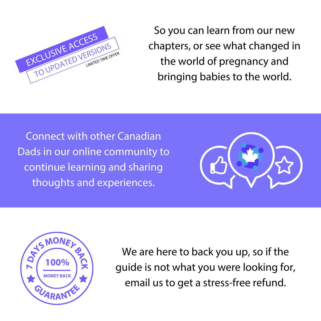 Canadian Dad Guide | eBook to prepare you for pregnancy and birth